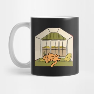 Napping cat Mug